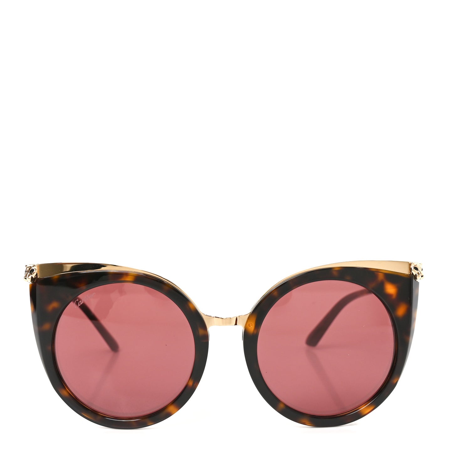 Panthere Wild De Cartier Sunglasses CT0122SA Tortoise