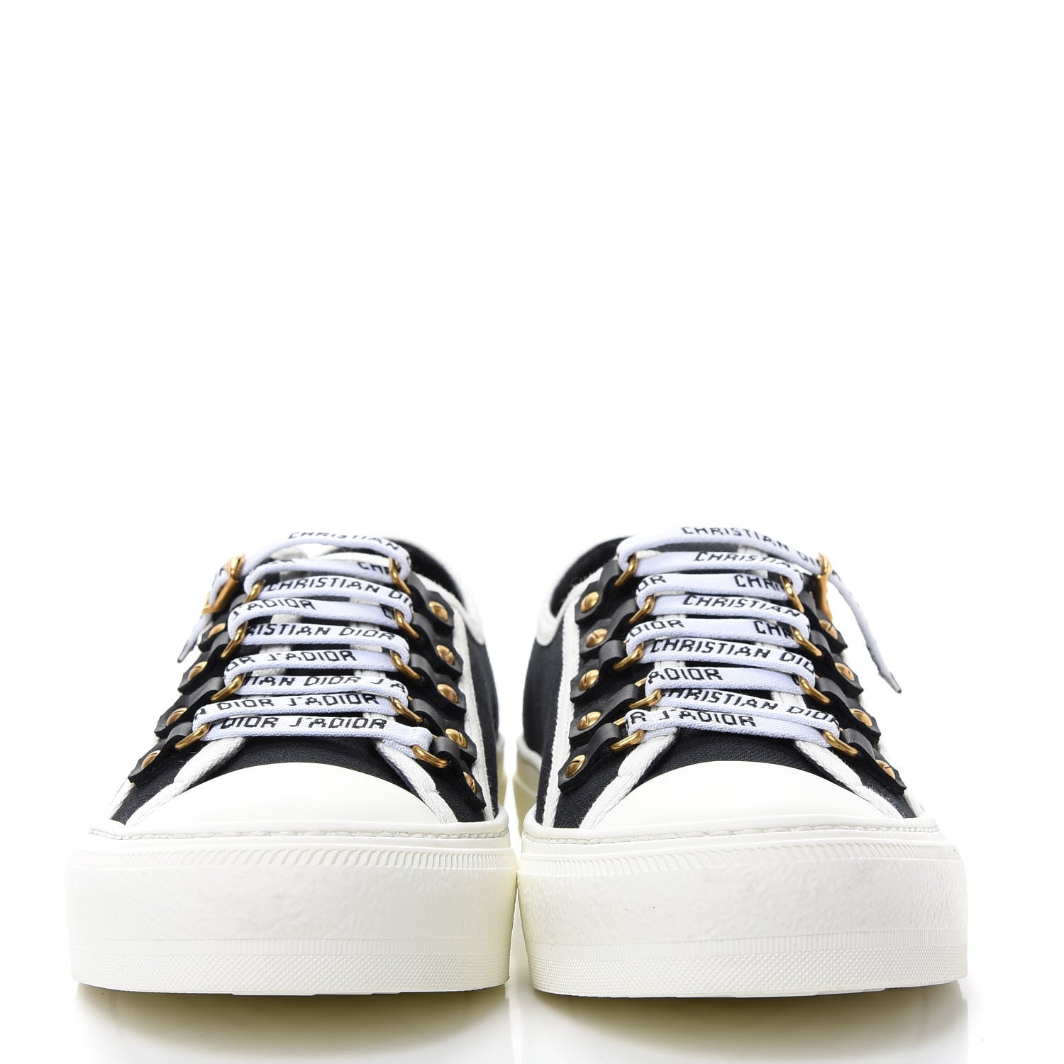 Christian Dior Canvas Walk'N'Dior Low Top Sneakers 38 Navy 2 of 10