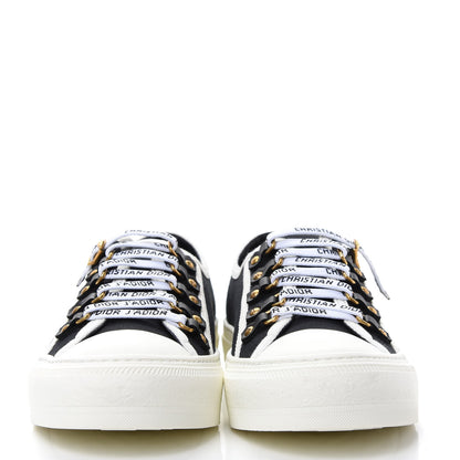 Christian Dior Canvas Walk'N'Dior Low Top Sneakers 38 Navy 2 of 10