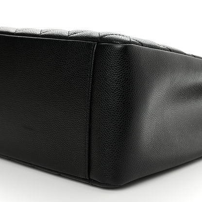 Chanel Caviar Quilted Grand Shopping Tote GST Black 10 of 13