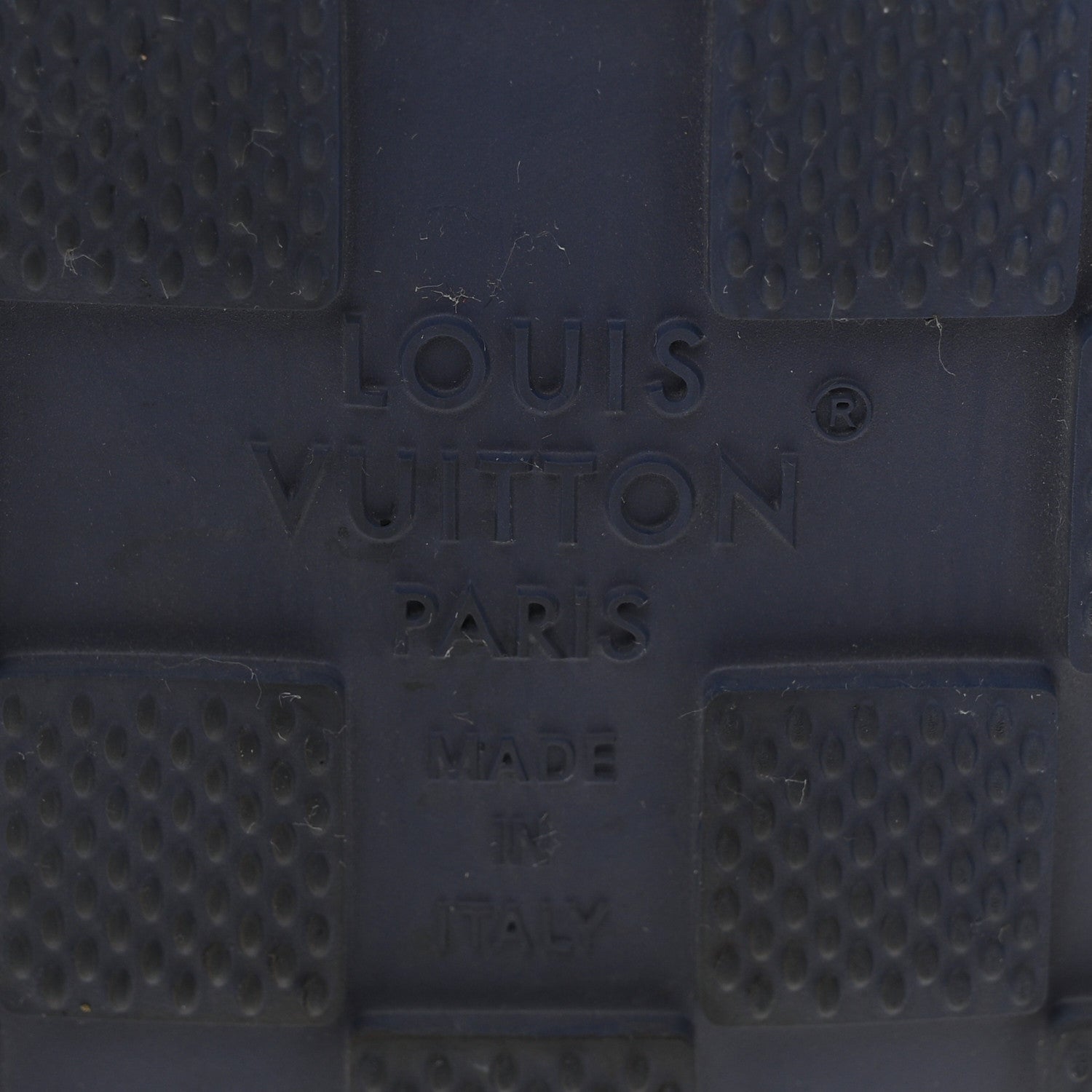 Louis Vuitton Monogram Patchwork Denim LV Easy Mule 11 Navy Blue 7 of 9