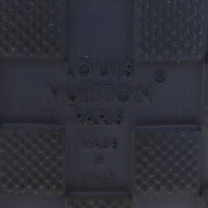 Louis Vuitton Monogram Patchwork Denim LV Easy Mule 11 Navy Blue 7 of 9