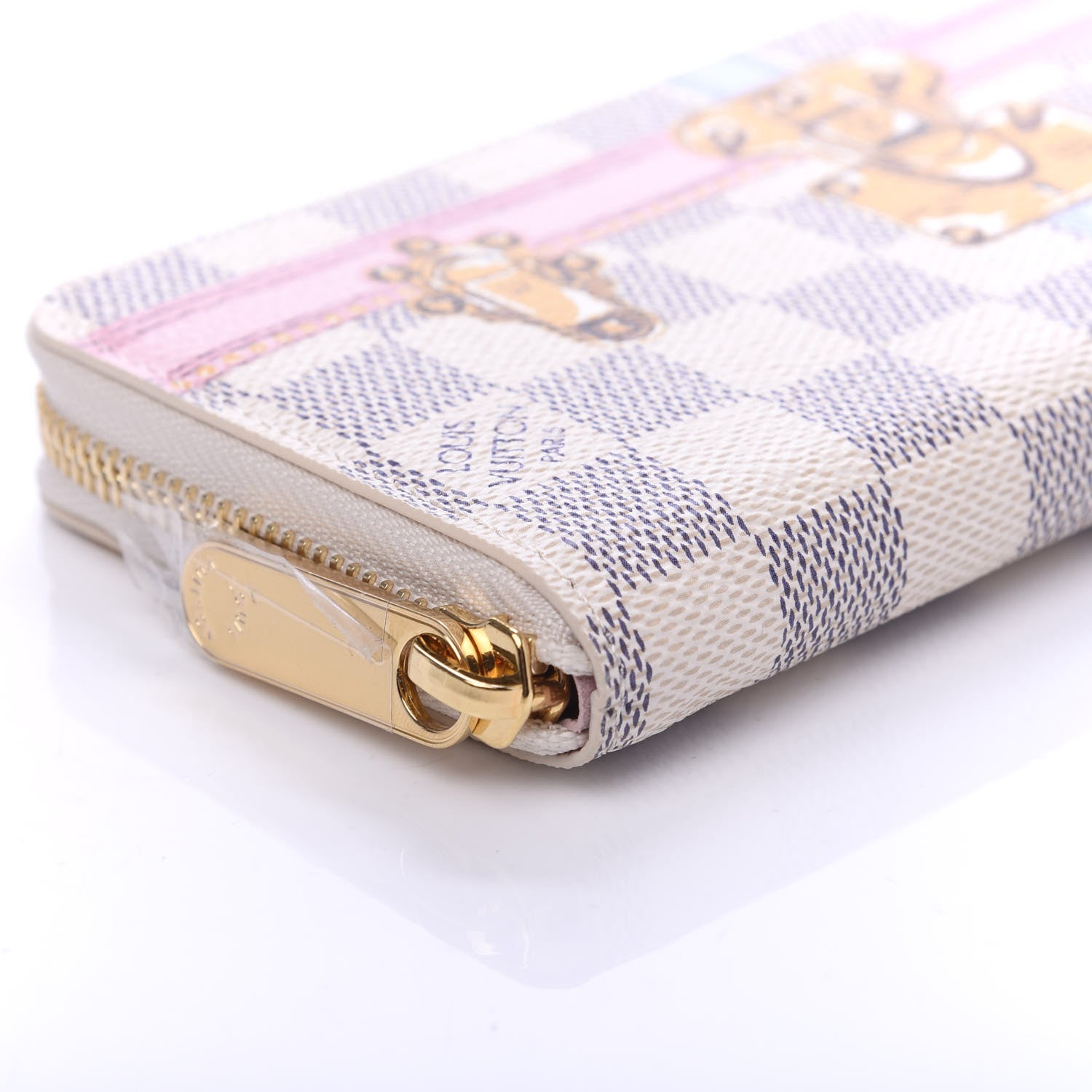 Louis Vuitton Damier Azur Summer Trunks Clemence Wallet 6 of 10