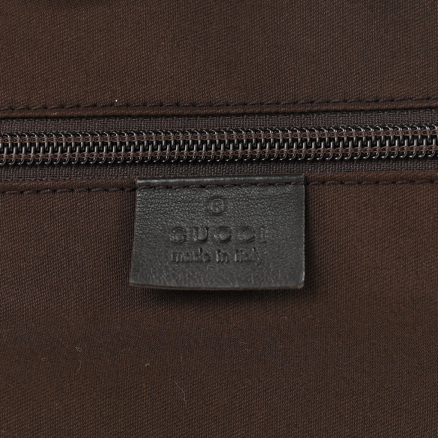 GG Plus Monogram Small Web Trolley Brown
