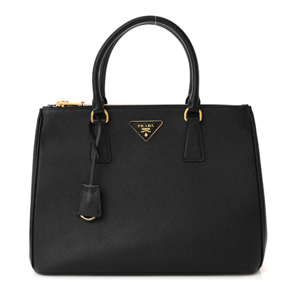Prada Saffiano Lux Large Galleria Double Zip Tote Black 1 of 13
