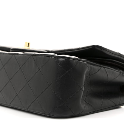 Chanel Lambskin Quilted Medium Double Flap Black 9 of 11