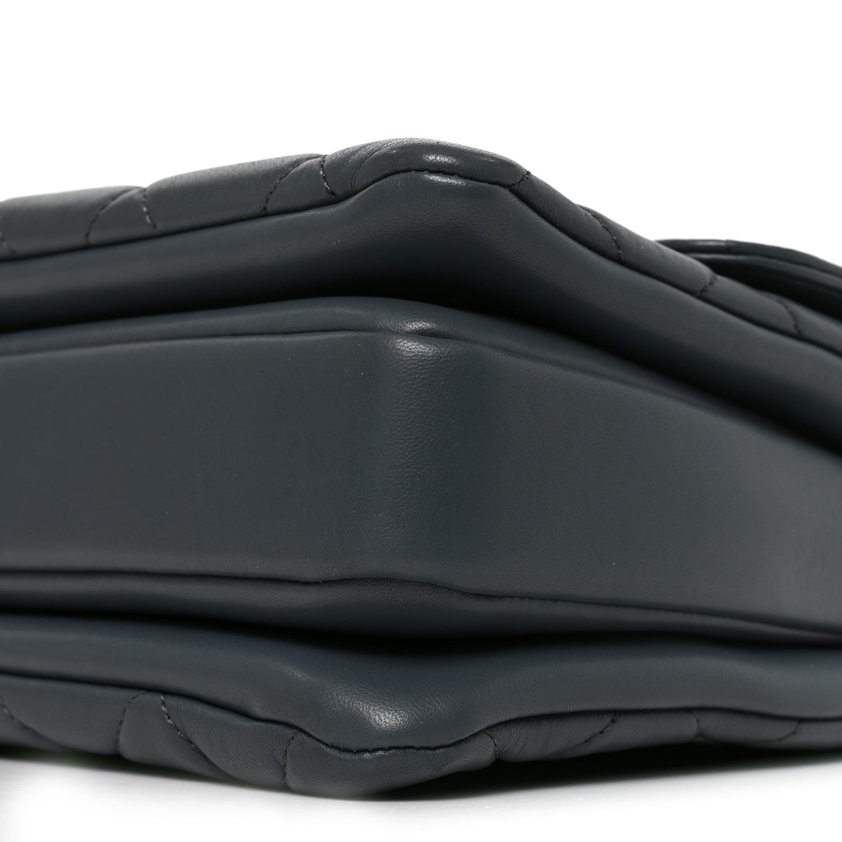 Lambskin Quilted Medium Trendy CC Flap Dual Handle Bag Dark Grey