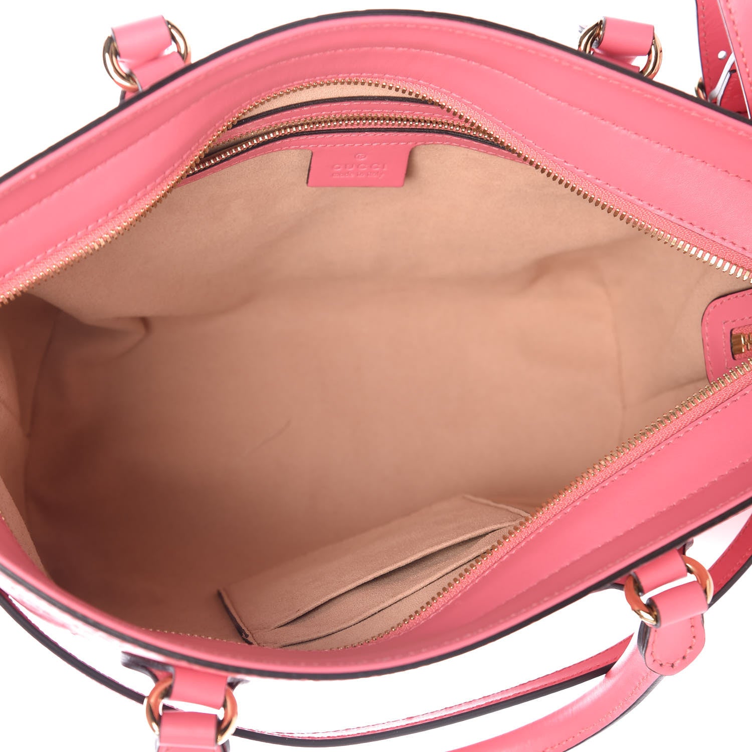 Gucci Guccissima Small Zippered Bucket Tote Flush 6 of 11