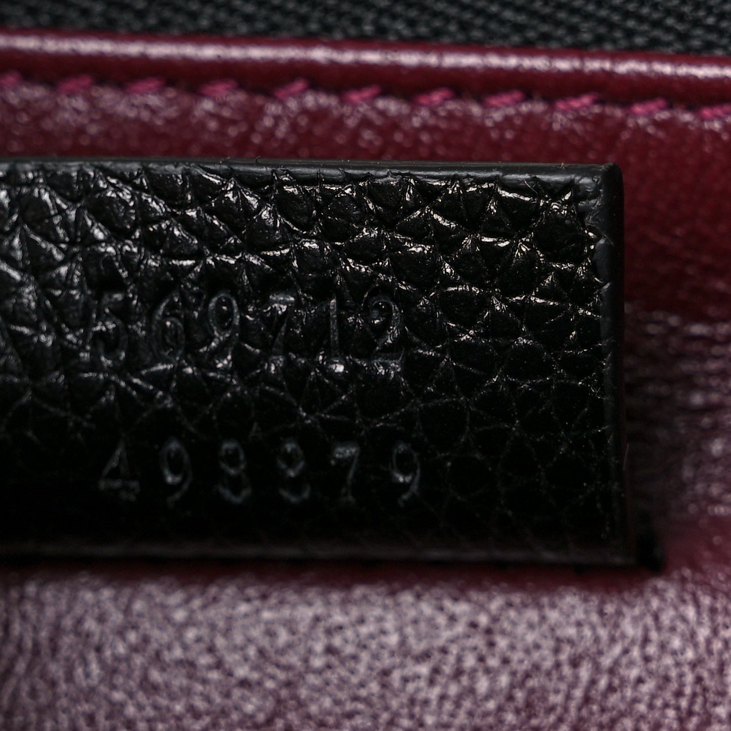 Grainy Calfskin Small Zumi Top Handle Bag Black