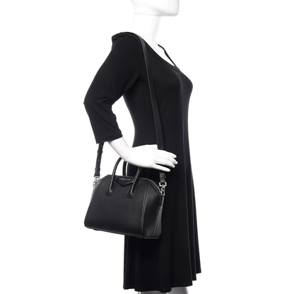 Givenchy Sugar Goatskin Mini Antigona Black 2 of 11