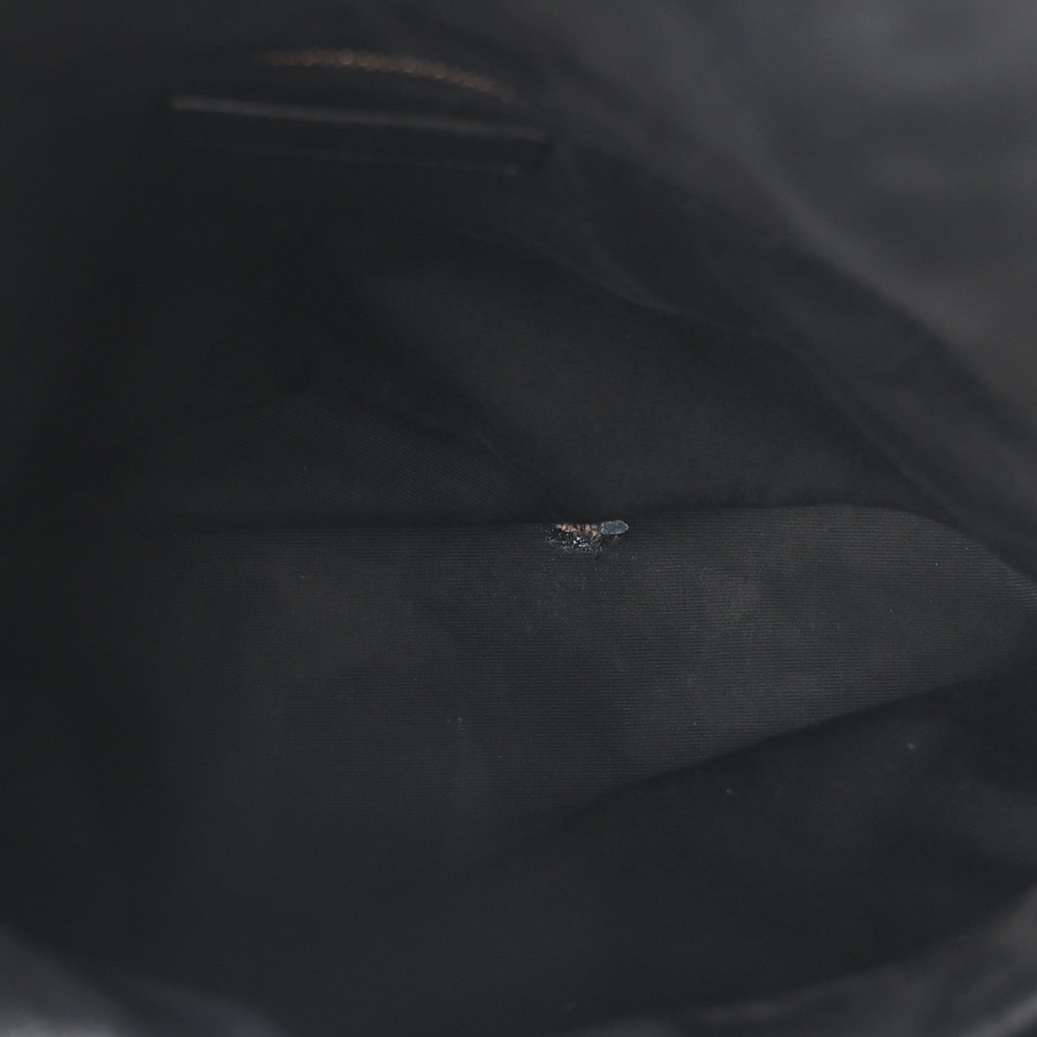 Saint Laurent Patent Lambskin Quilted Medium Loulou Puffer Monogram Chain Satchel Black 5 of 10
