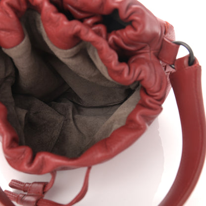Bottega Veneta Calfskin Drawstring Tote Red 9 of 13