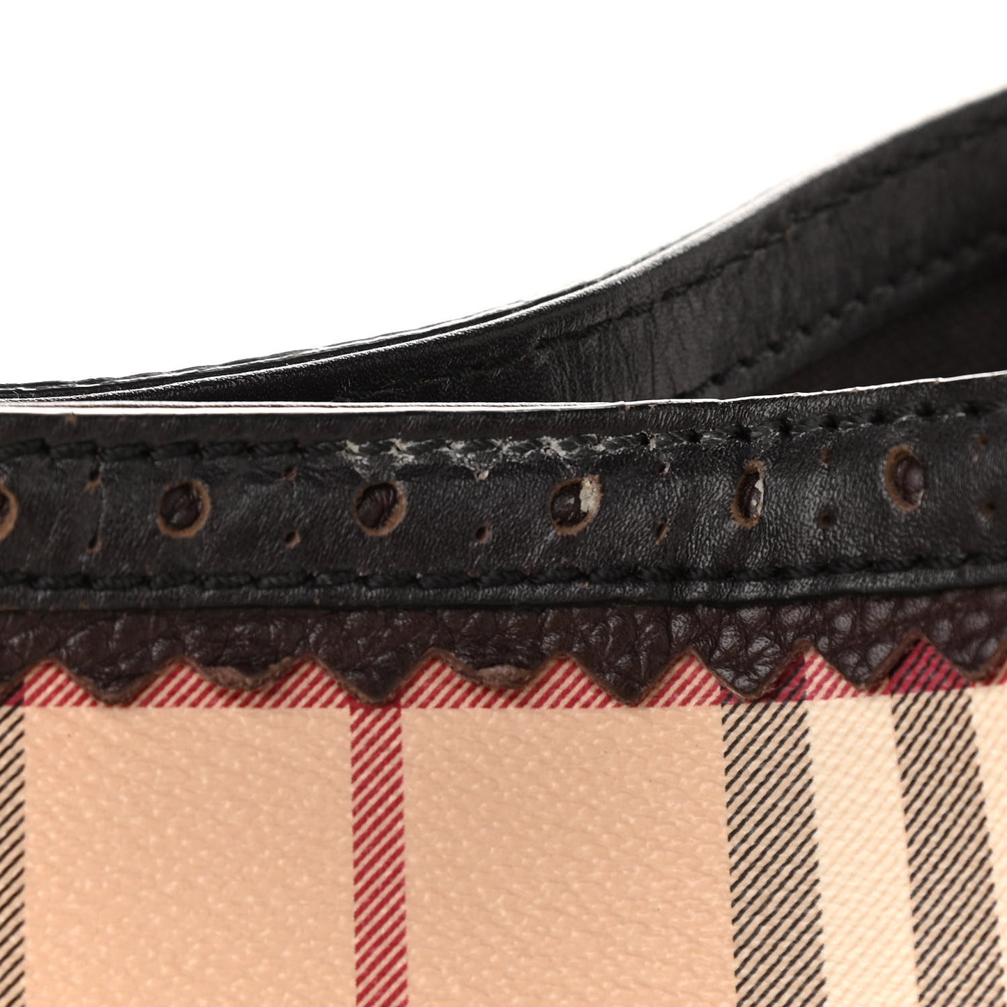 Haymarket Check Medium Brogue Tassel Tote