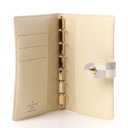 Louis Vuitton Damier Azur Small Ring Agenda Cover 4 of 9