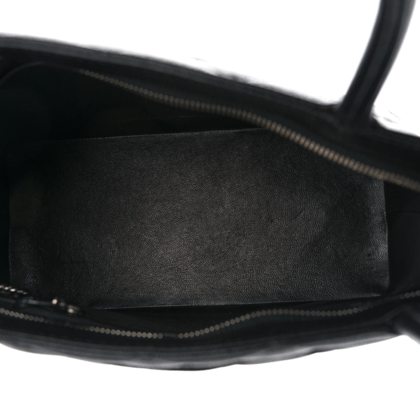 Caviar Quilted Medallion Tote Black