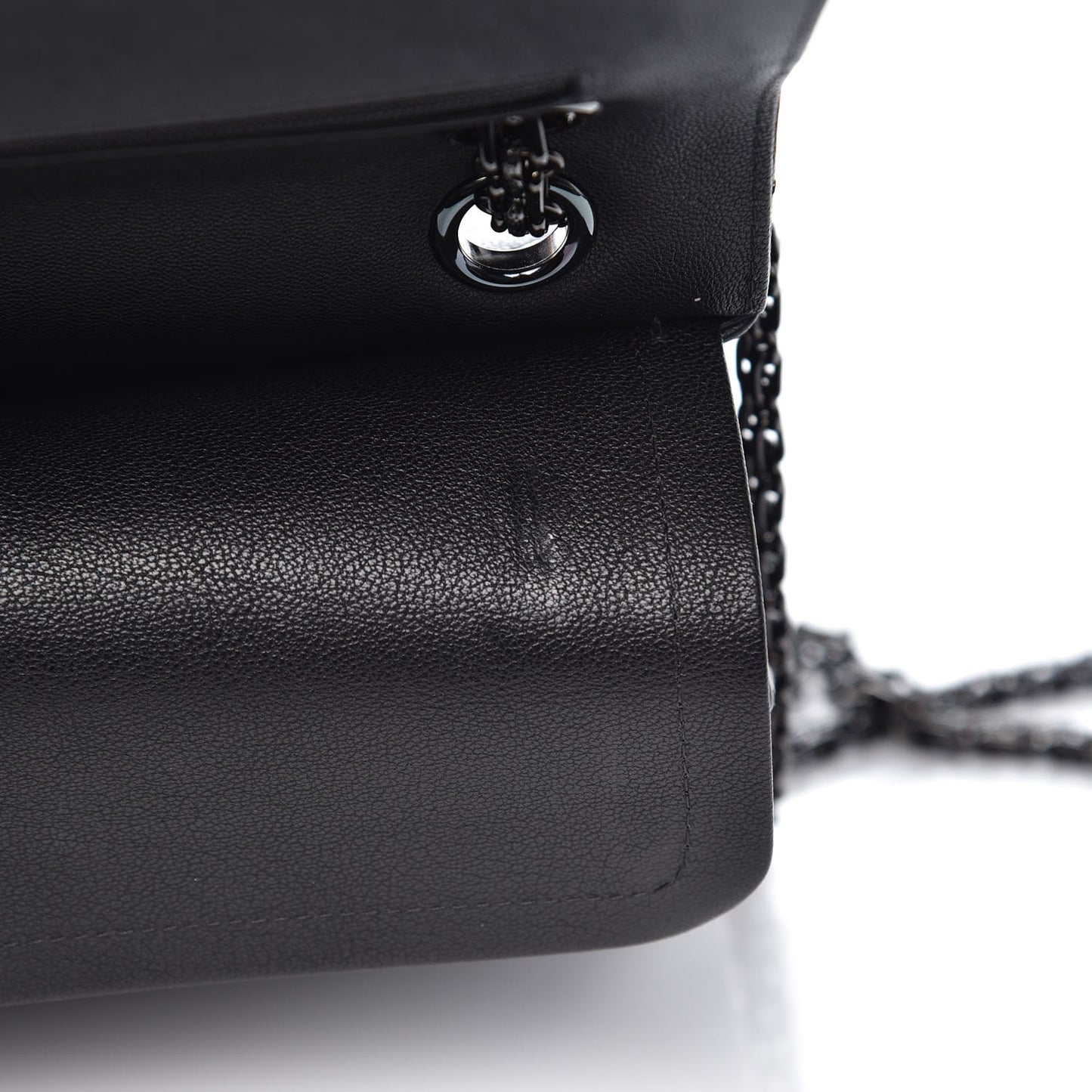 Sheepskin Chevron Quilted 2.55 Reissue 226 Flap So Black