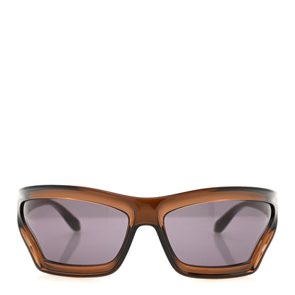 Loewe Acetate Arch Mask Sunglasses LW40143U Transparent Brown 2 of 8