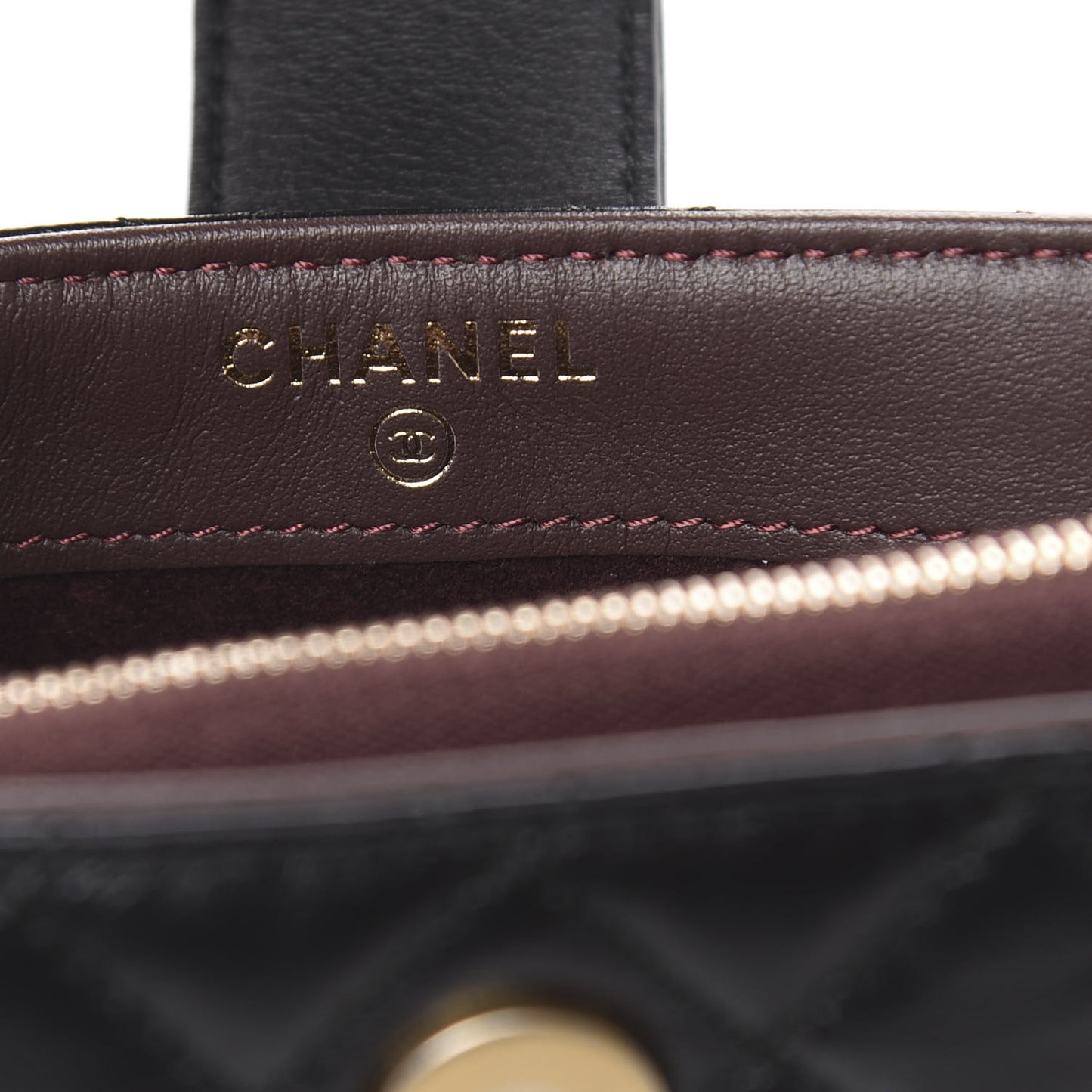 Aged Calfskin Lucky Charms 2.55 Reissue Mini Clutch With Chain Black