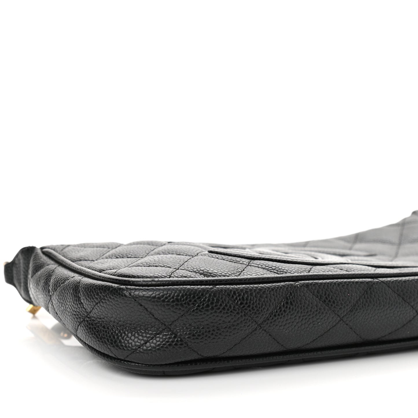 Caviar Quilted Timeless CC Shoulder Bag Black