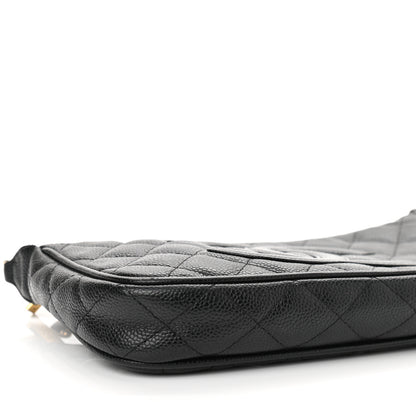 Chanel Caviar Quilted Timeless CC Shoulder Bag Black 10 of 10