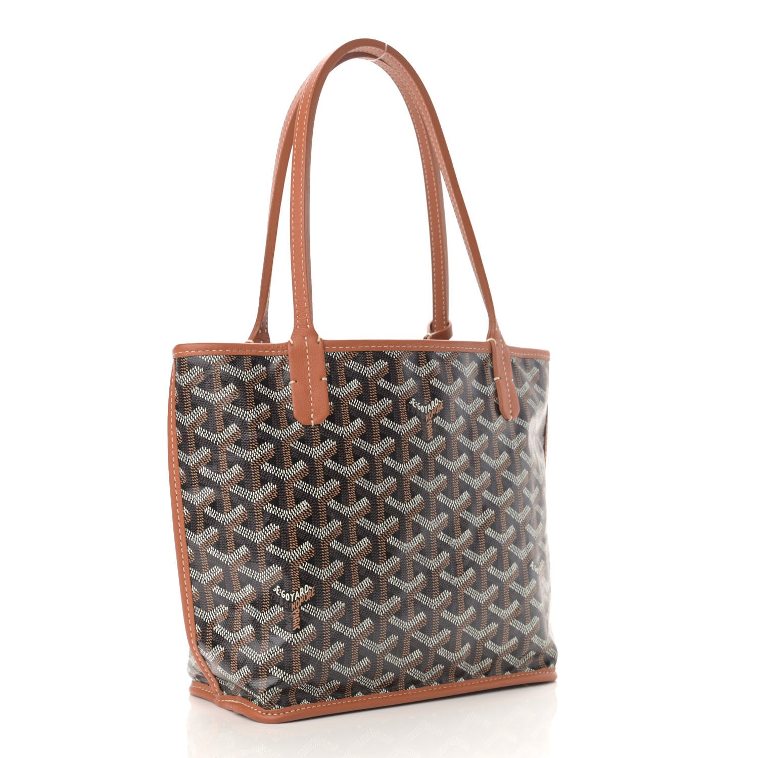 Goyard Goyardine Reversible Mini Anjou Black Gold 4 of 11