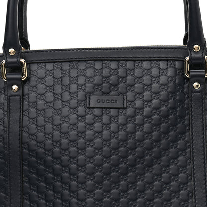 Gucci Soft Microguccissima Dome Satchel Navy 7 of 9