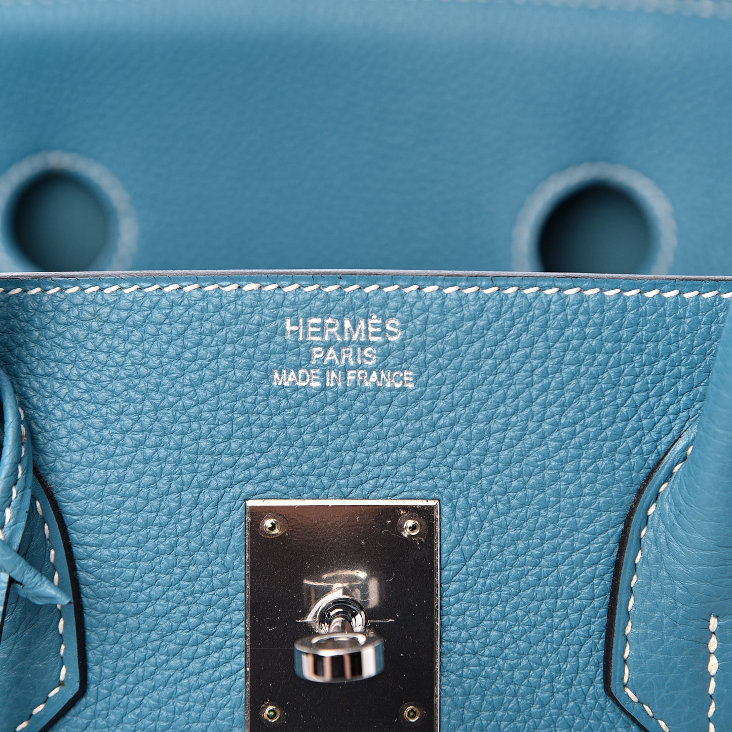 Togo Birkin 35 Blue Jean