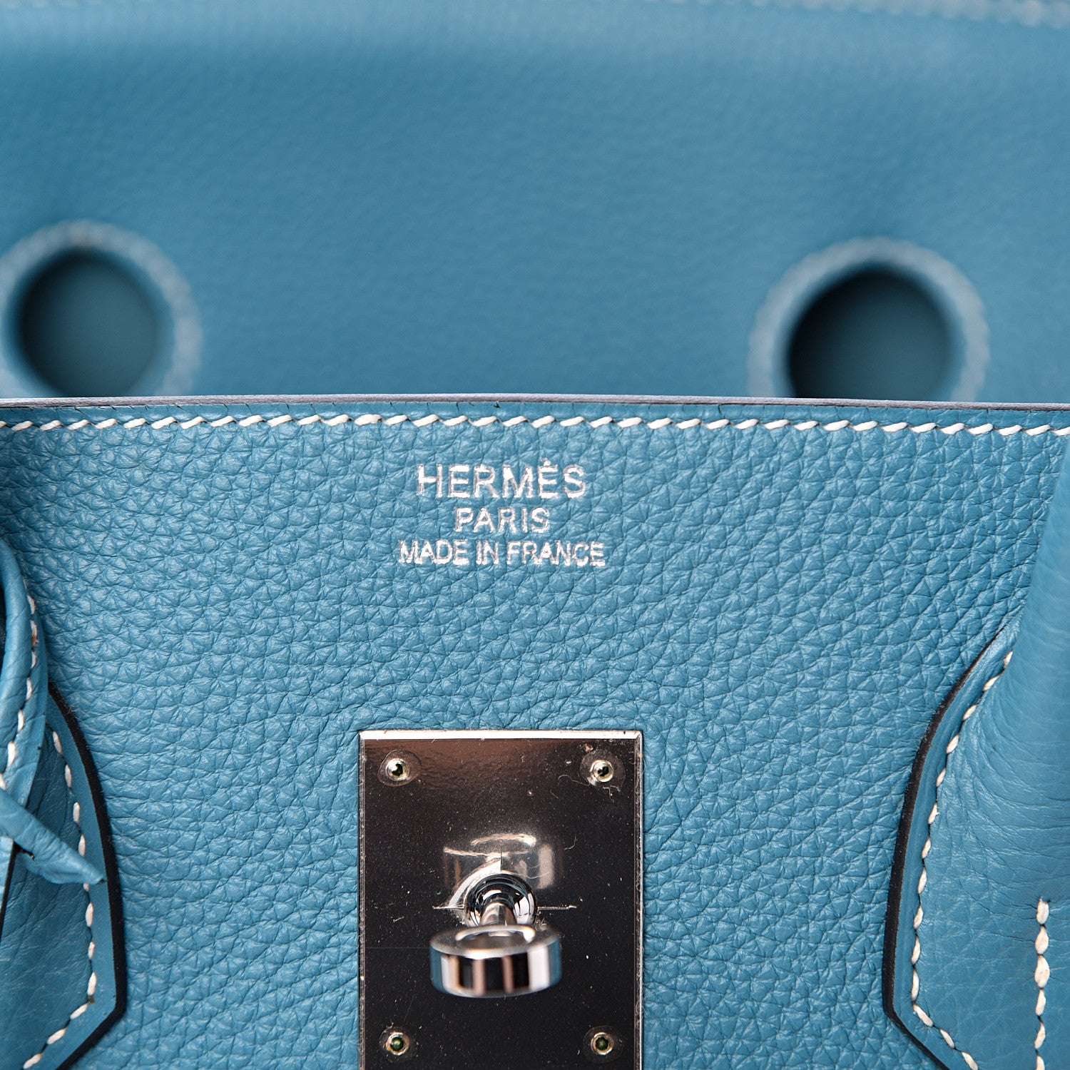 Hermes Togo Birkin 35 Blue Jean 5 of 13