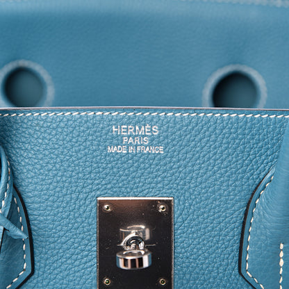Hermes Togo Birkin 35 Blue Jean 5 of 13