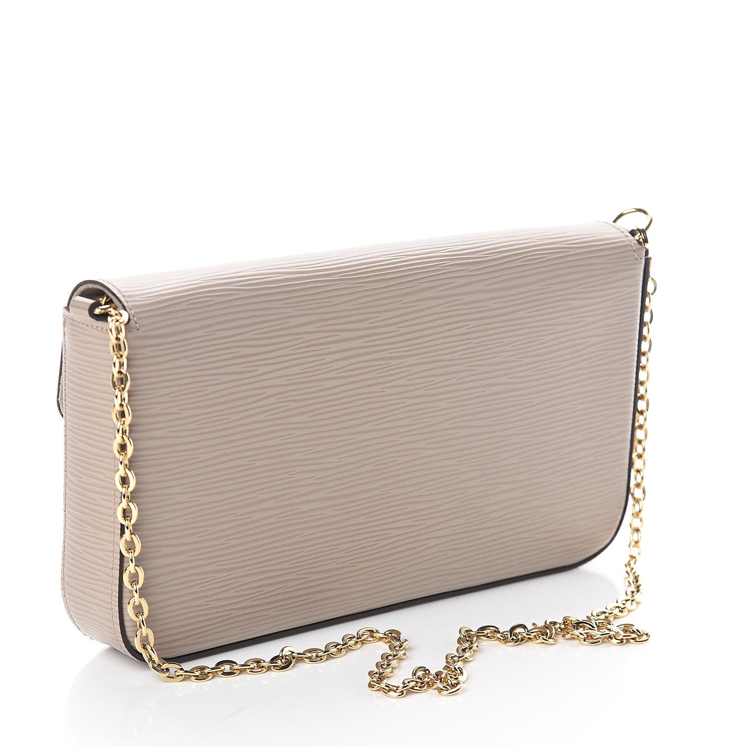 Louis Vuitton Epi Felicie Pochette Chain Wallet Galet 2 of 7