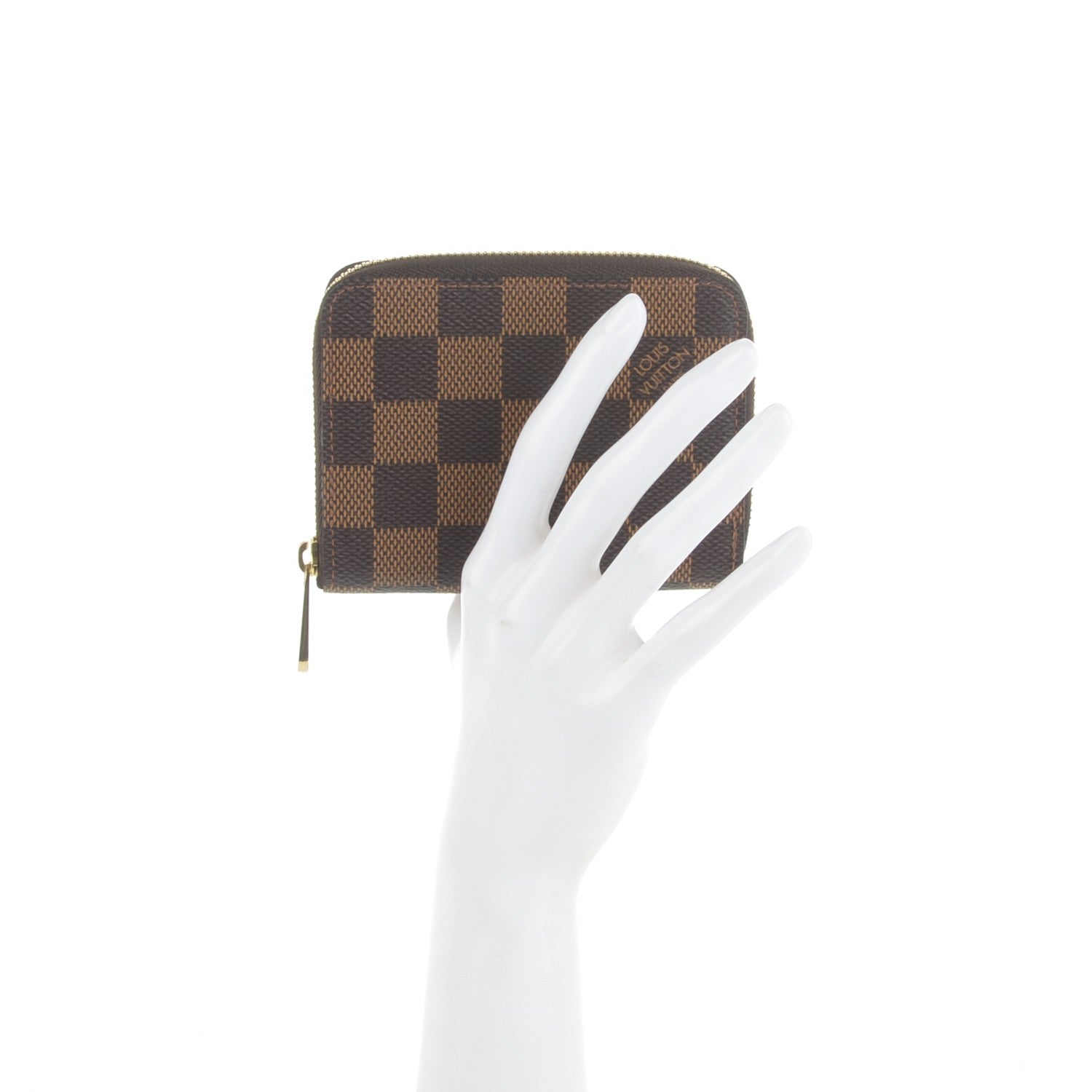 Louis Vuitton Damier Ebene Zippy Coin Purse 2 of 7