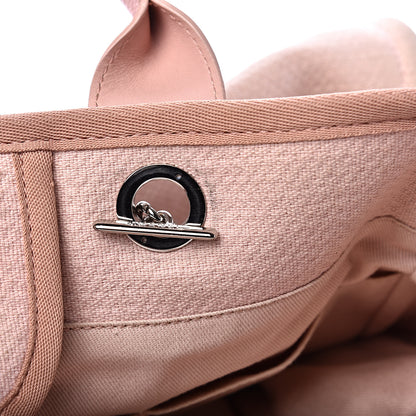 Chanel Canvas Medium Deauville Tote Pink 13 of 20