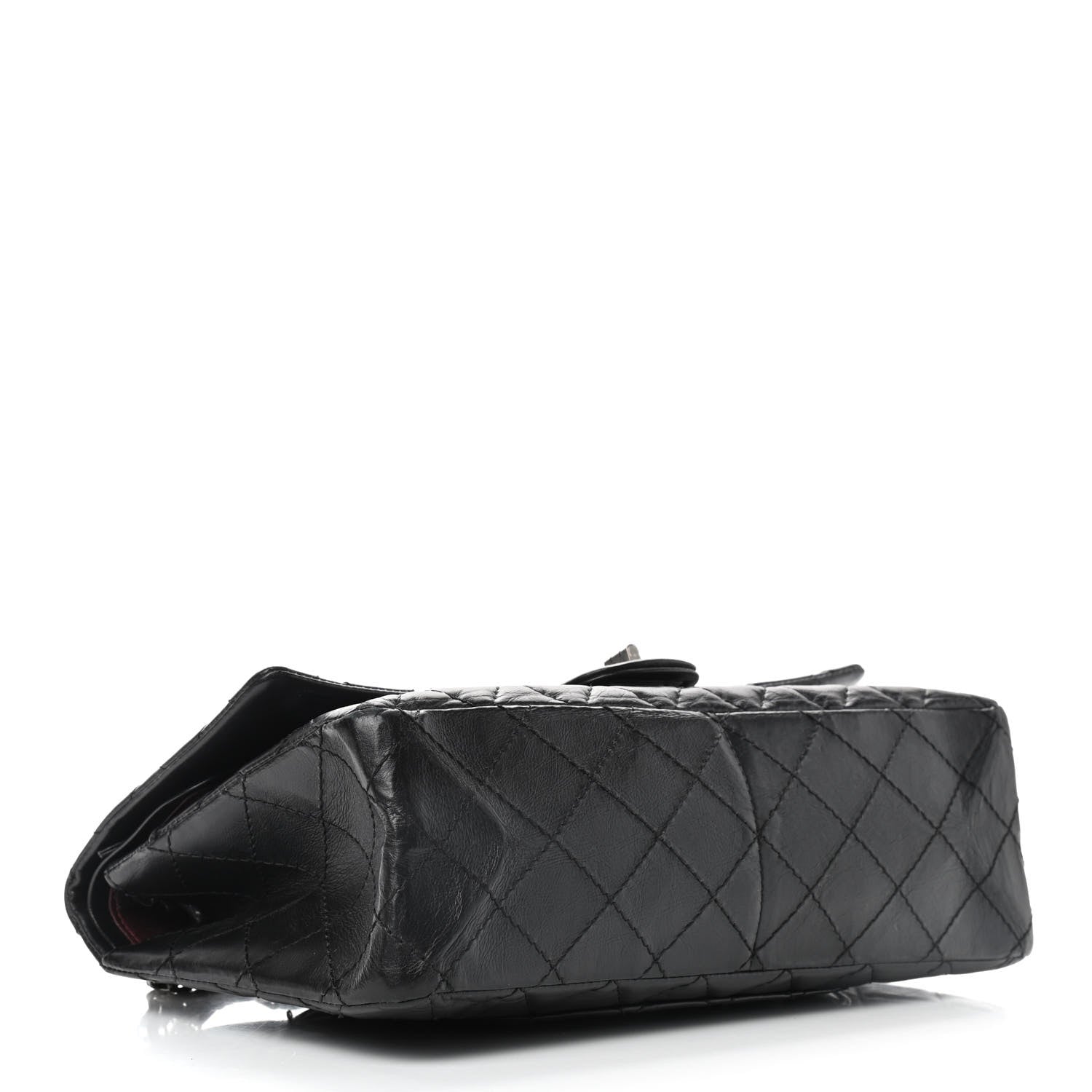 Chanel Aged Calfskin Quilted 2.55 Reissue 226 Flap Black 4 of 10