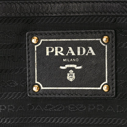 Prada Soft Calf Tote Black 6 of 8