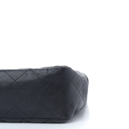 Chanel Lambskin Quilted Jumbo Single Flap Black 9 of 11