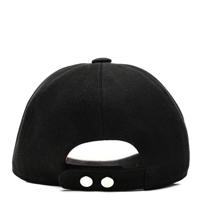 Chanel Cotton CC Cap Hat Black Coral 5 of 7