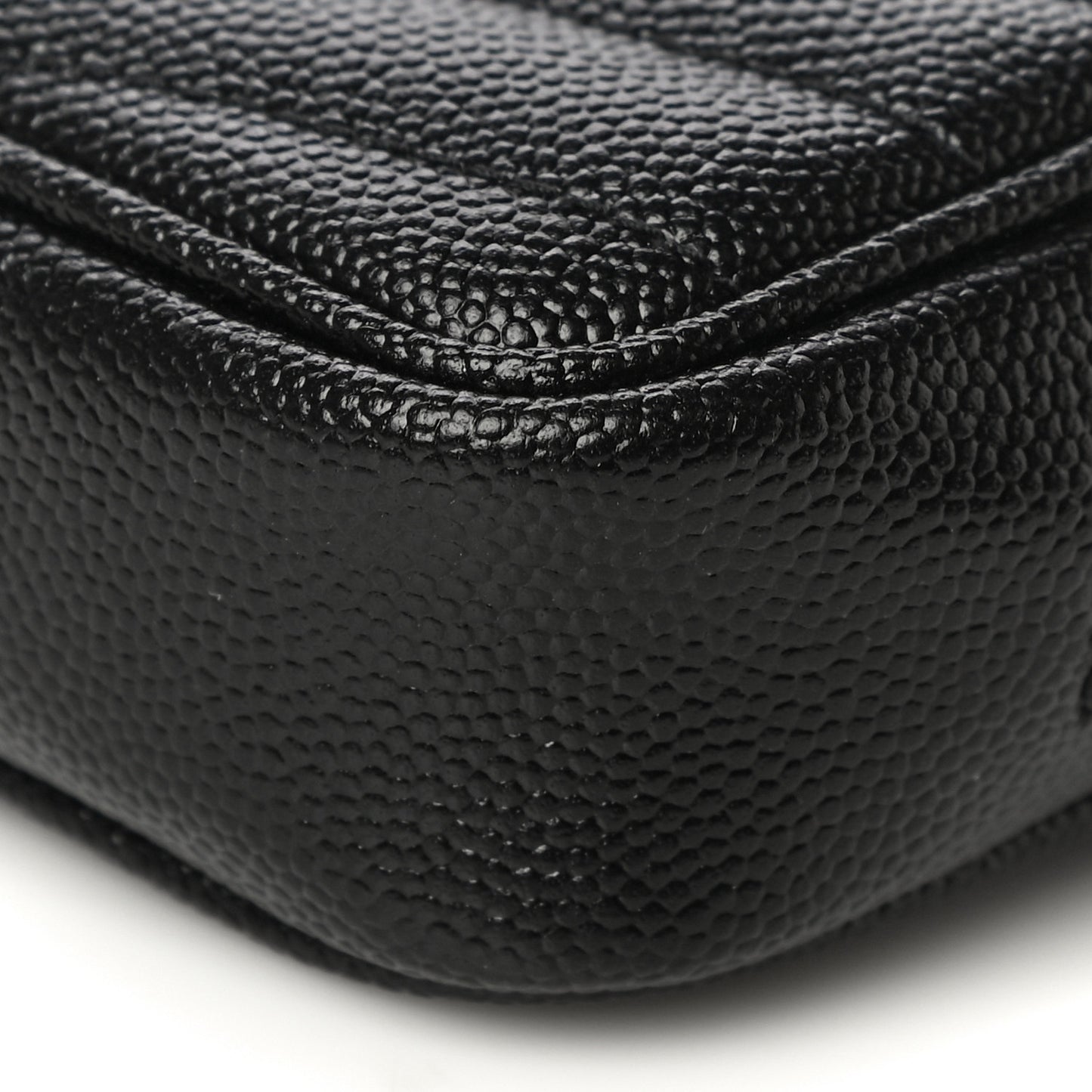 Grain De Poudre Matelasse Monogram Baby Lou Camera Bag Black