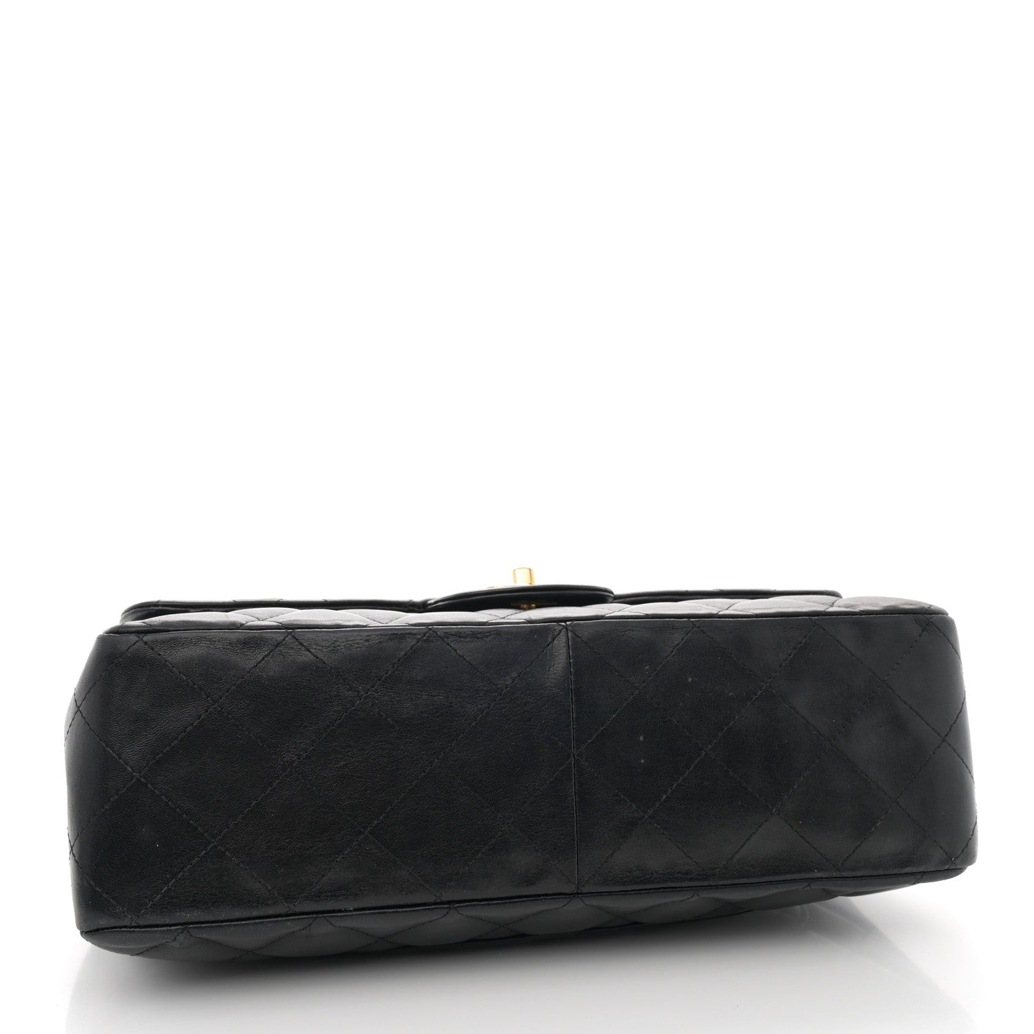 Chanel Lambskin Quilted Jumbo Single Flap Black 4 of 15
