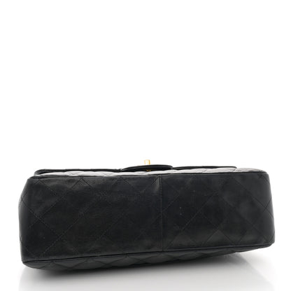 Chanel Lambskin Quilted Jumbo Single Flap Black 4 of 15