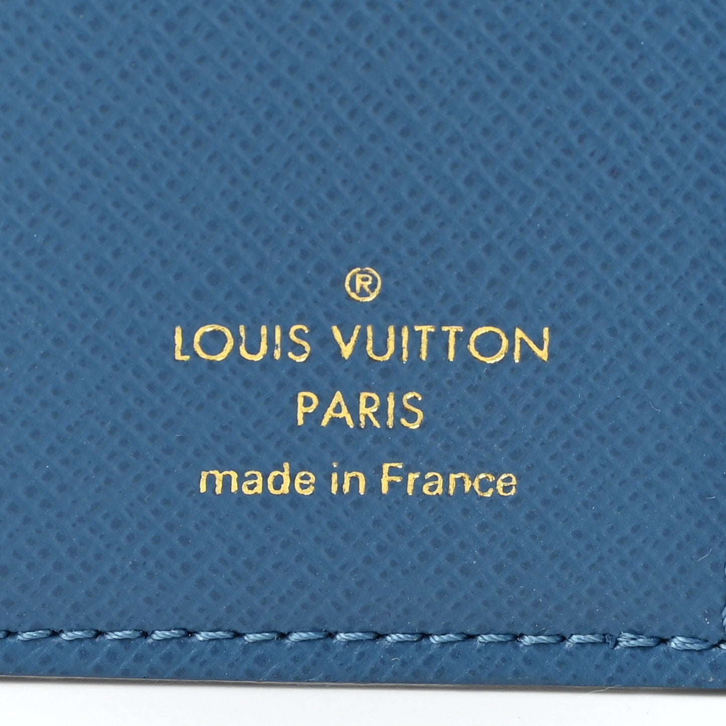 Monogram Zoe Wallet Blue Jean