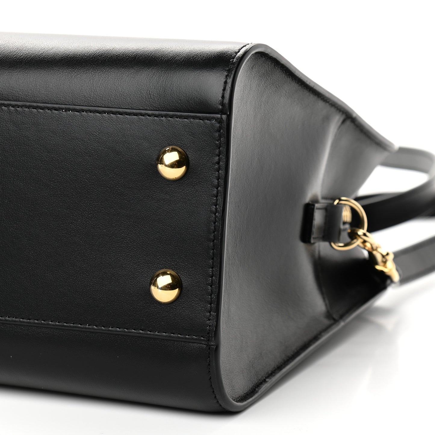 Calfskin Monogram Baby Cabas Black