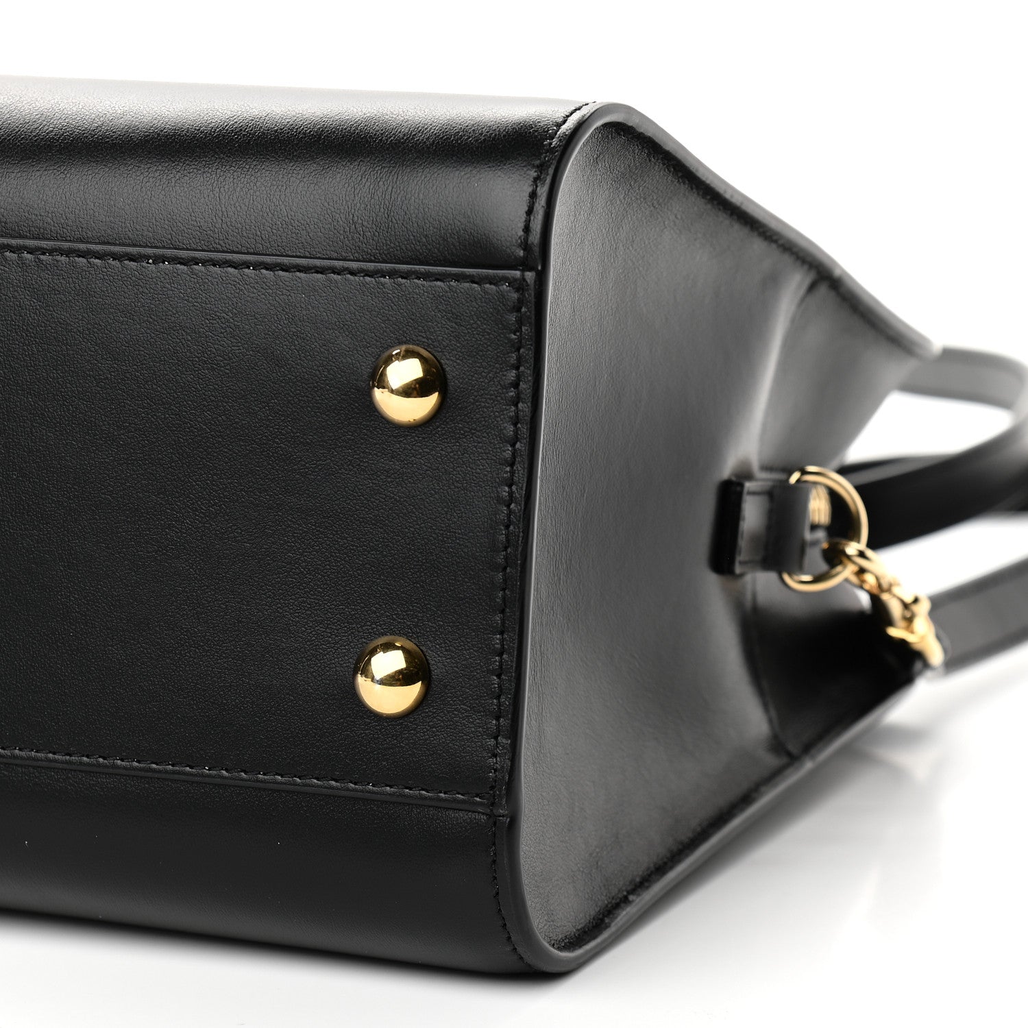 Saint Laurent Calfskin Monogram Baby Cabas Black 8 of 8