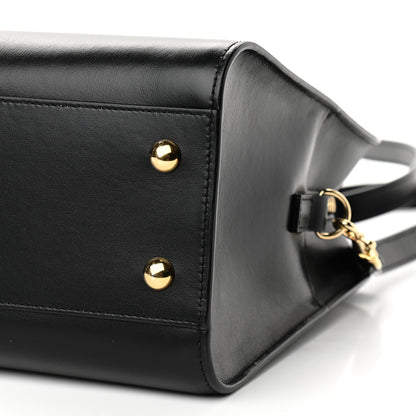Saint Laurent Calfskin Monogram Baby Cabas Black 8 of 8