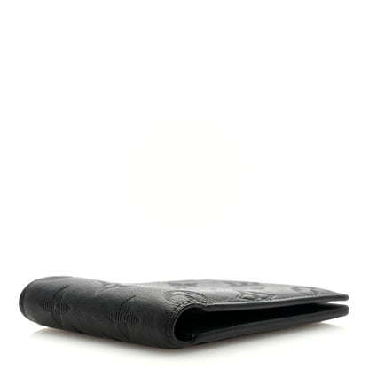 Louis Vuitton Calfskin Monogram Shadow Multiple Wallet Black 4 of 7