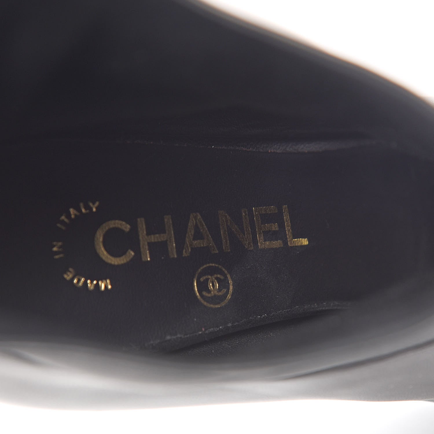 Chanel Calfskin Pearl Open Toe Ankle Boots 37 Black 9 of 9