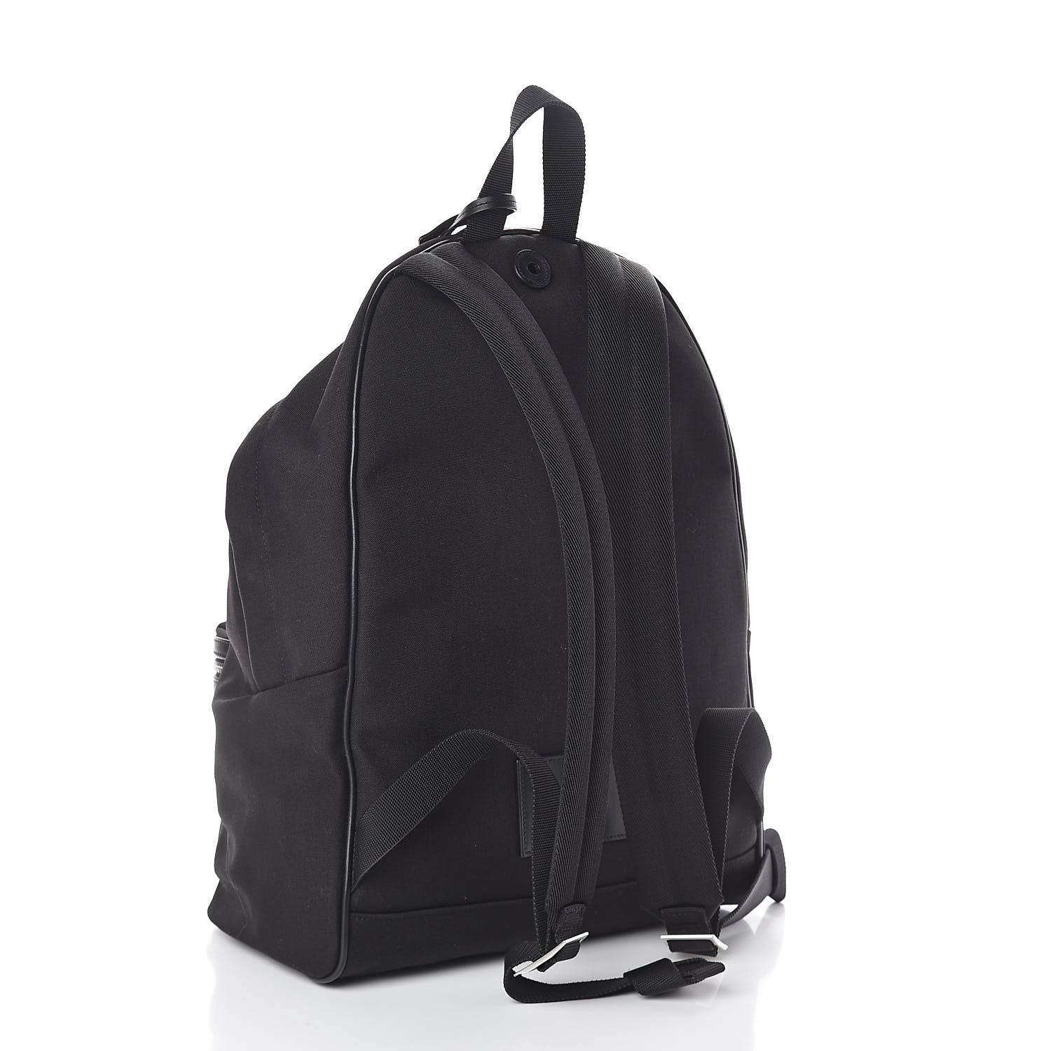 Saint Laurent Canvas City Backpack Black 3 of 9