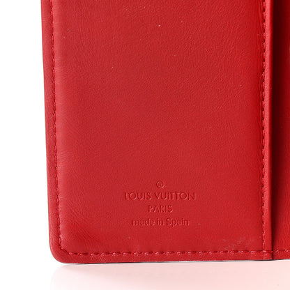 Louis Vuitton Vernis Small Ring Agenda Cover Red 7 of 9