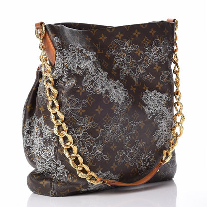 Louis Vuitton Monogram Dentelle Fersen Gold 3 of 7
