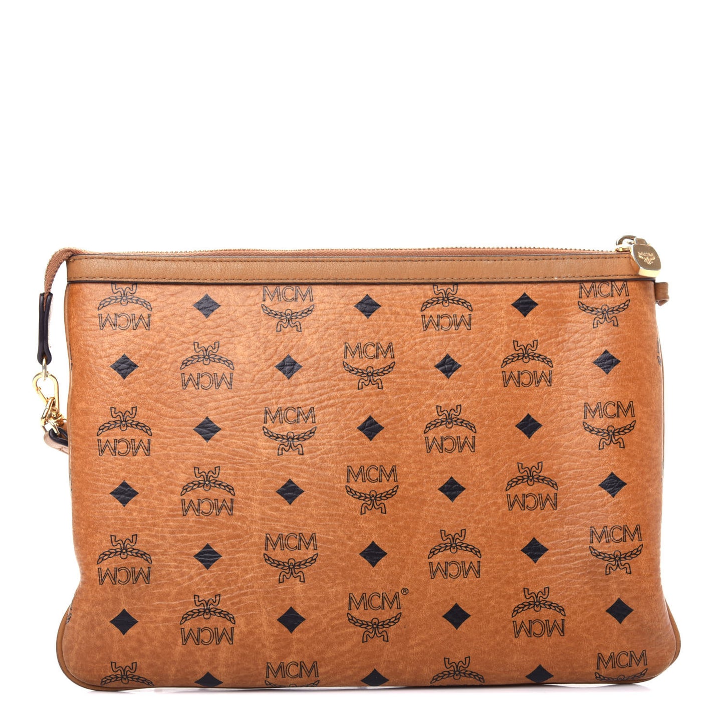 Visetos Liz Shopper Tote Pouch Cognac