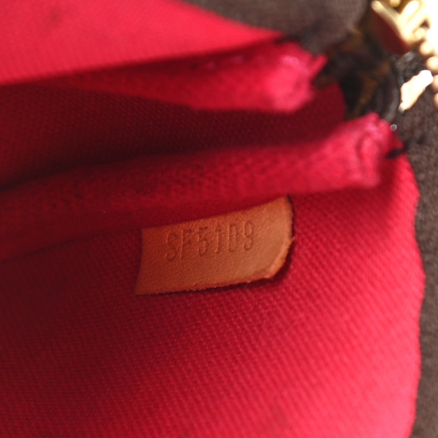Monogram 2019 Christmas Animation Mini Courchevel Pochette Accessories Fuchsia